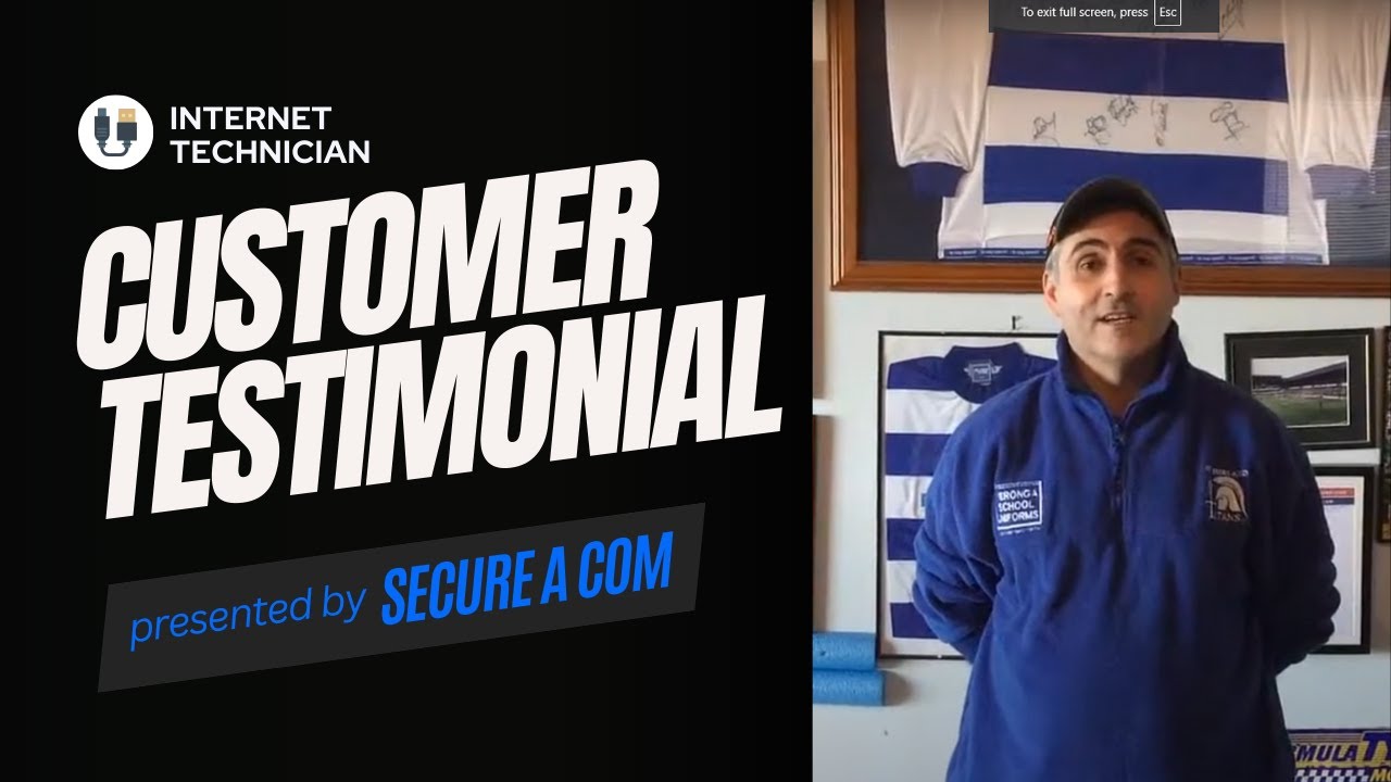 Customer's 2-Year Internet Nightmare Solved by SECURE A COM's Jason!