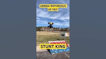 Arrma notorious 6S is the best RC stunt truck money can buy!!! Insane stunts!! #rccar #viralvideo