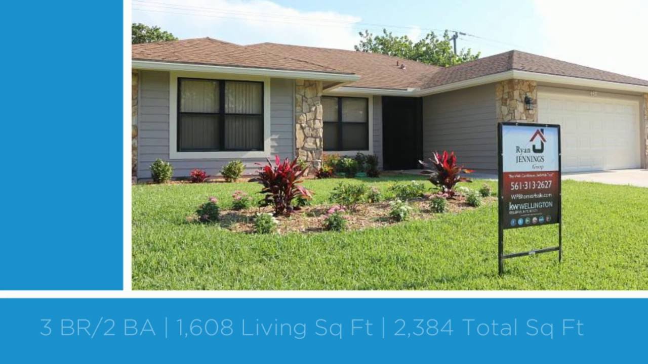 Home For Sale at 952 Sage Avenue Wellington FL 33414 Sugar Pond Manor