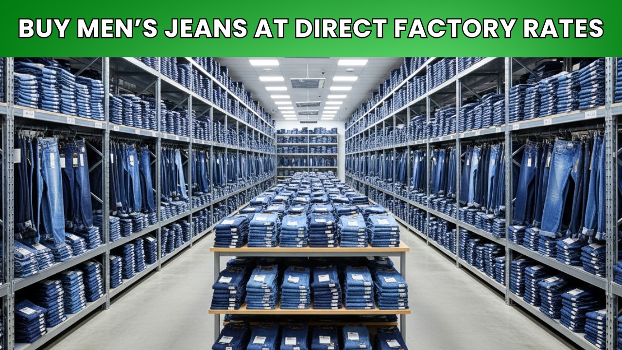 Buy Men’s Jeans at Direct Factory Rates 💥 | shirts Wholesale Market Delhi | jeans manufacturer Delhi