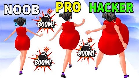 NOOB vs PRO vs HACKER in Pregnant Run 2 game Gameplay All Levels‏‏