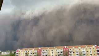 Massive Wall of Dust Approaches Sioux Falls