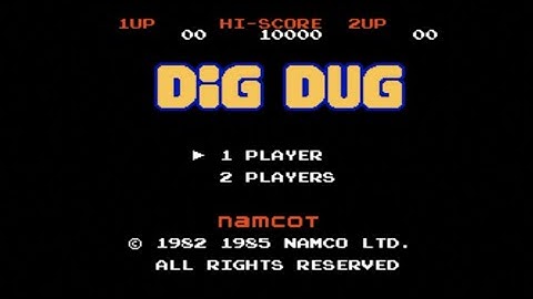 [RETRO] (NES) DIG DUG GAME PLAYTHROUGH (Shortplay No Commentary)