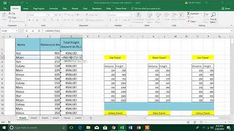Vlookup with Indirect Function - Advanced Excel - Salim Yusuf