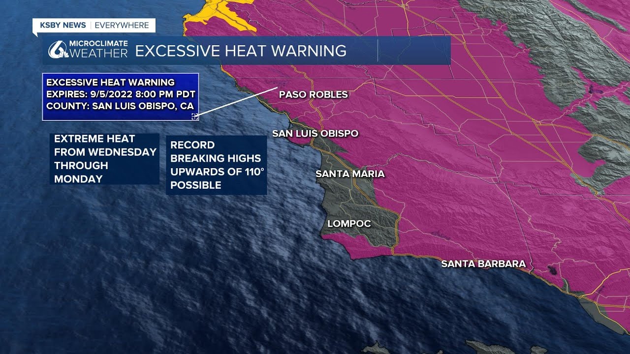 Extreme heat begins today as our heat wave kicks off - YouTube