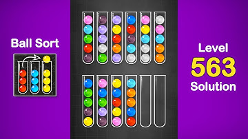 Ball Sort Puzzle Solution Level 563