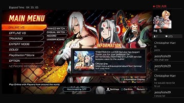 EX Fighting Layer online matches.