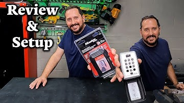 Master Lock 5423D Set Your Own Combination Wall Mount Push Button Lock Box, 5 Key Capacity