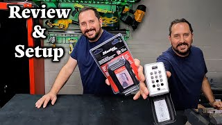 Master Lock 5423D Set Your Own Combination Wall Mount Push Button Lock Box, 5 Key Capacity