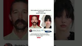 Shia LaBeouf and Mia Goth Separate After a Year 💔 #ShiaLaBeouf #MiaGoth #CelebrityNews
