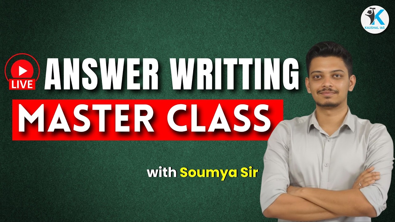 OPSC Mains: Don’t Write Answers Like This ! (Master Class Session 3 ) | By - Soumya Sir