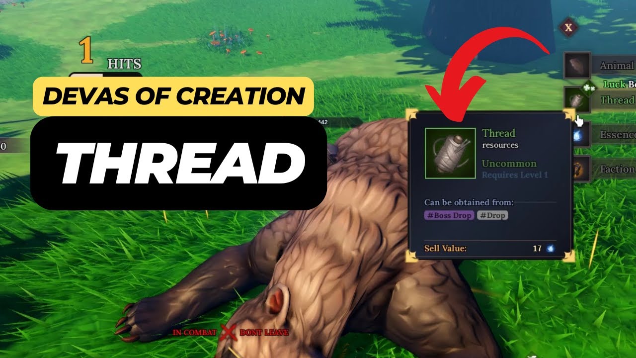 How to Get Thread In Devas of Creation Roblox - YouTube