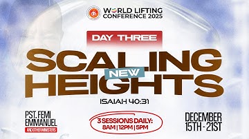 WLC 2025 | Scaling New Height | National Minister