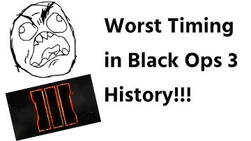 Worst Timing in Cod History!!!