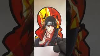 ITACHI UCHIHA - NARUTO ANIME DECAL STICKER FOR TRUCK/LAPTOP/CAR 3D LENTICULAR 2