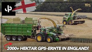 The XXL GPS harvest in England! John Deere 9900 || JP Agrar Documentary