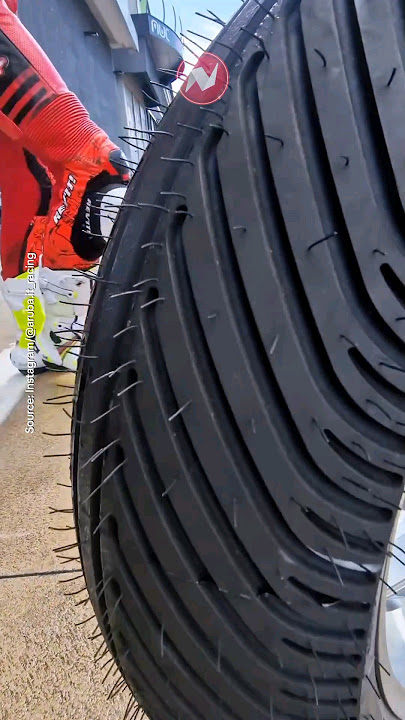 Check out Alvaro Bautista's Rain Tires | #worldsbk #alvarobautista #ducati