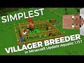How to make a SIMPLE Villager Breeder in Minecraft 1.13 Update Aquatic | Infinite Villager Breeder