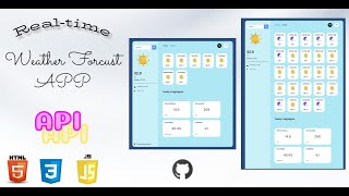 Responsive weather forecast application using API with HTML, CSS, and JavaScript || The Terminal Boy screenshot 1