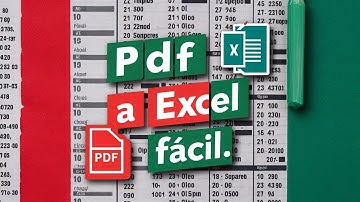 Cómo Convertir PDF a Excel Sin Programas Fácil y Rápida✅