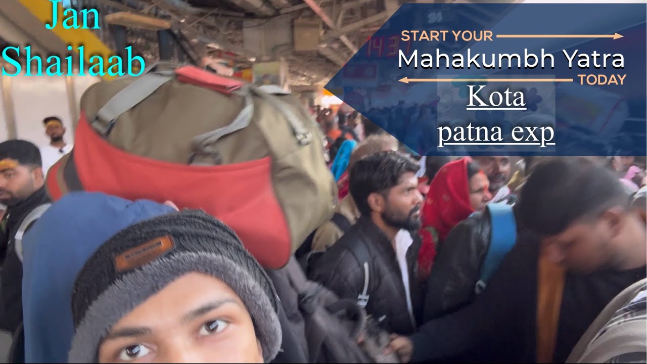 ||Prayagraj Mahakumbh 2025 || Varanasi to danapur train journey during Mahakumbh 2025.😱