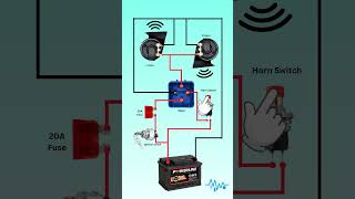 🚗 How to Wire a Car Horn Using a Relay