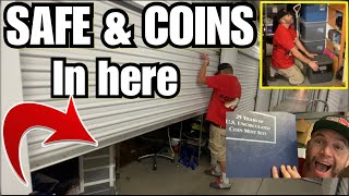 FOUND SAFE & COINS in $600 ABANDONED STORAGE ~ i bought an abandoned storage locker and found safe