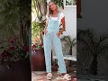 These Denim Dungarees Are So Easy to Wear 👖 | Casual Summer Outfit Idea #shorts #ad