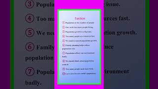 Essay On Population in English | Population Essay in English | Paragraph On Population