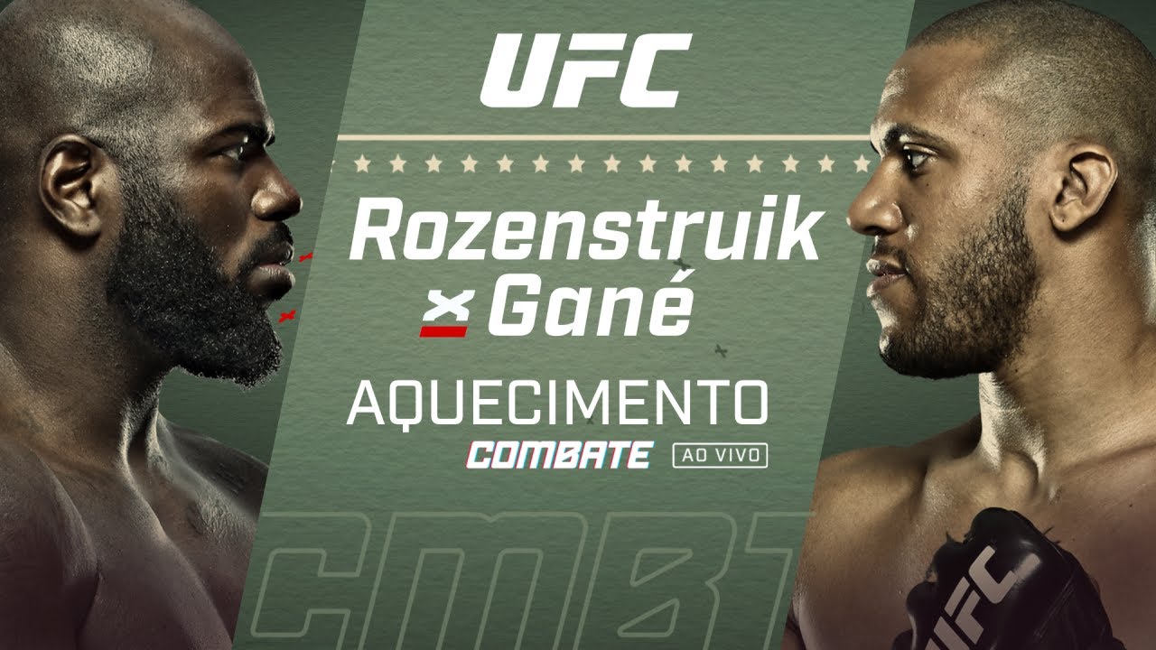 ROZENSTRUIK X GANÉ| AQUECIMENTO COMBATE | 27/02 | combate.globo