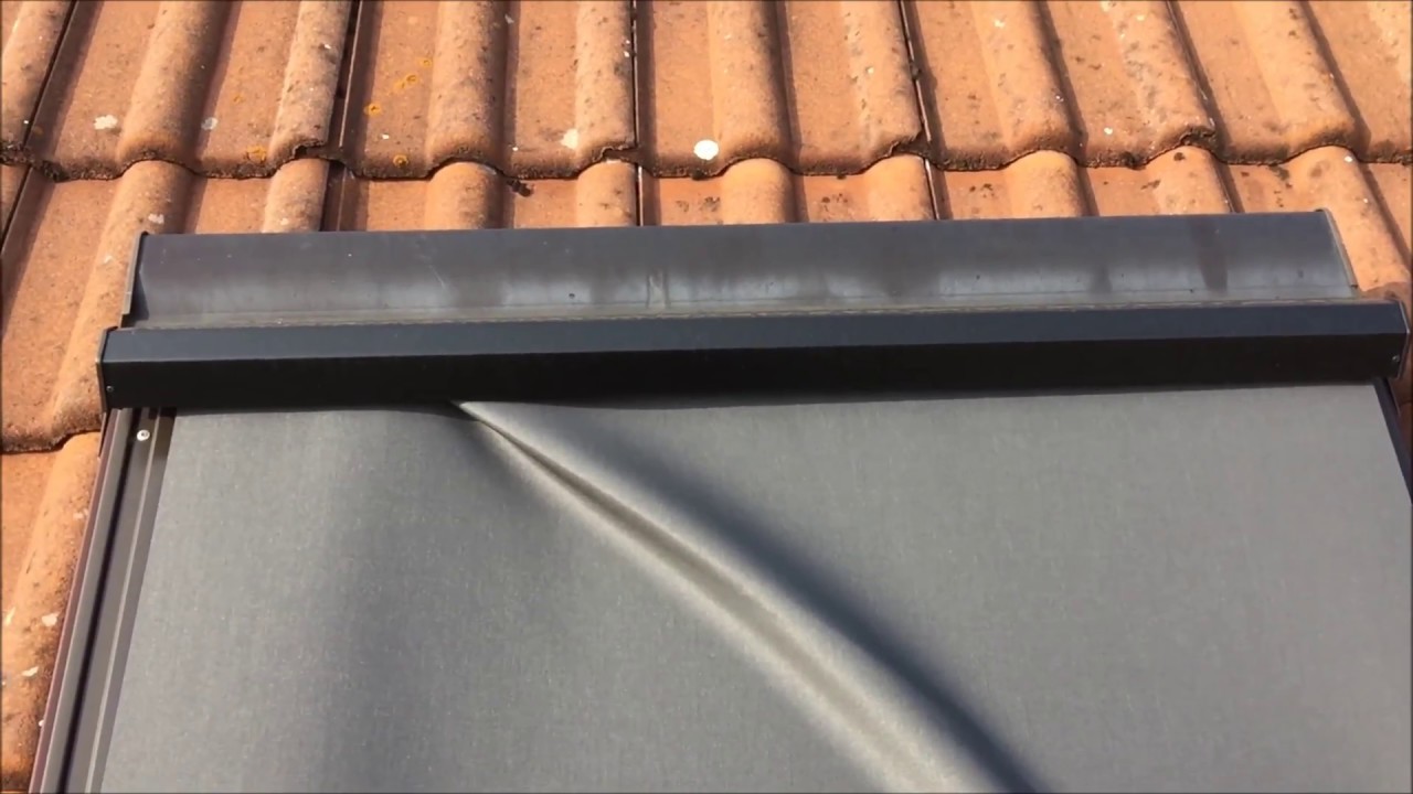 netzmarkise schnurzug system sturmschaden   stoff gerade ziehen