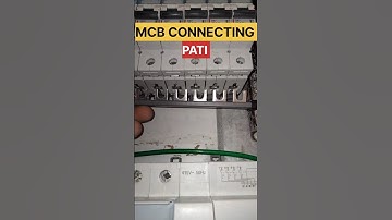 ✅MCB को आपस में लूपिंग कैसे करते है, | MCB connecting pati