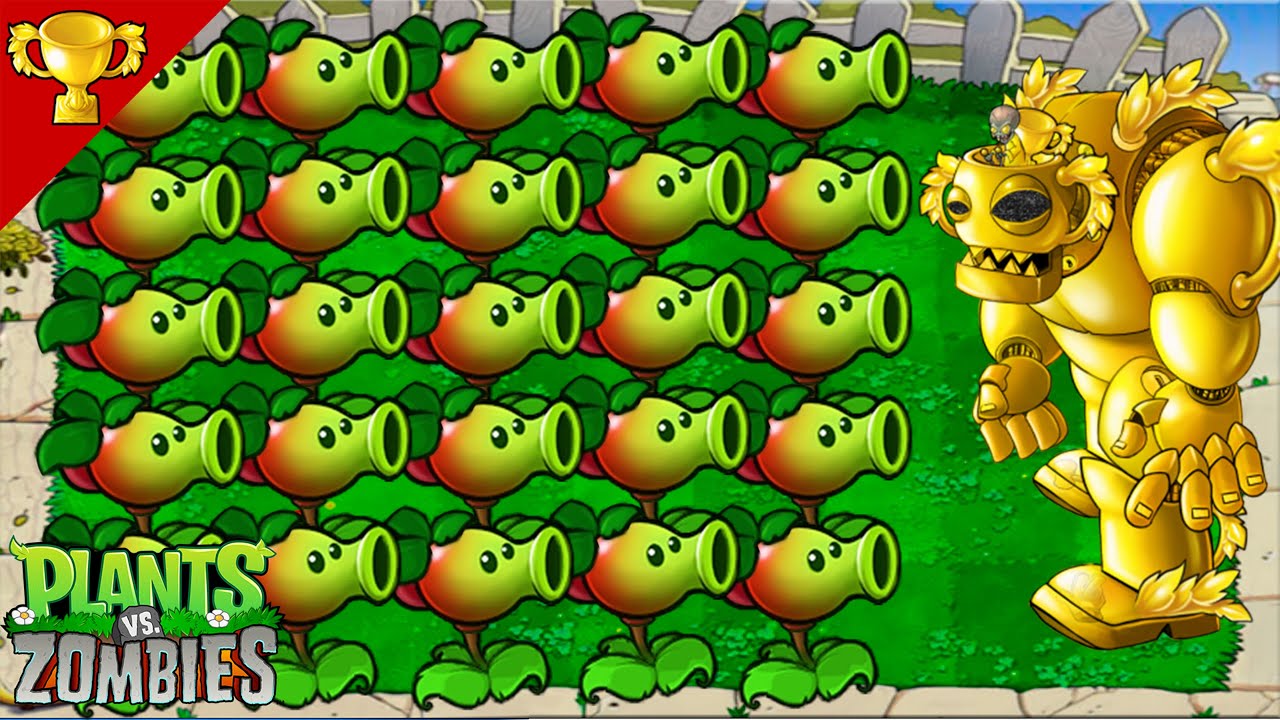 99 Cherry-shooter Vs 999 Zombies Vs Dr. Zomboss | Plants Vs Zombies Fusion