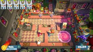 Overcooked! All You Can Eat - Birthday Party - Level 1-1 - 4 Stars - 2 Player co-op