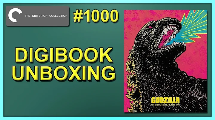 Godzilla: The Showa-Era Films Criterion Collection #1000 Blu-ray Digibook Unboxing