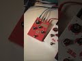 Running an electronic beat via Dreadbox Komorebi and Disorder pedals.