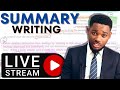 CSEC English A Live Lesson: Summary Writing