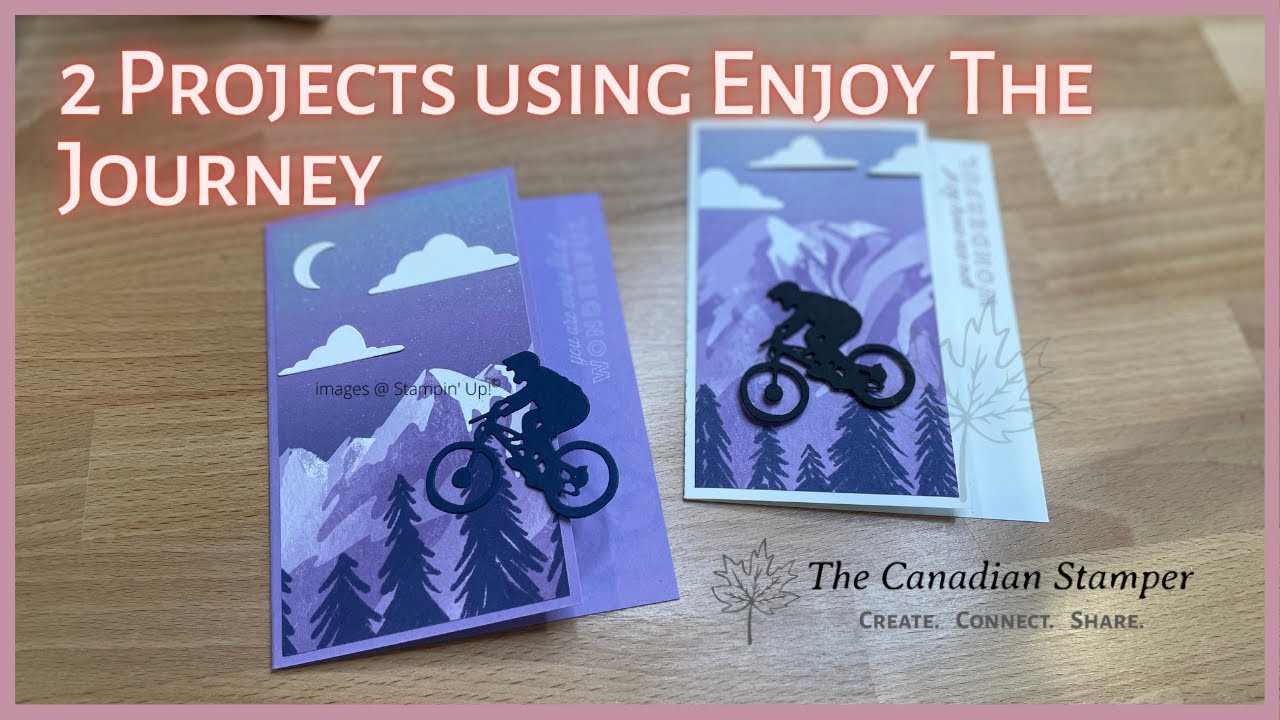 enjoy the journey stampin up card ideas