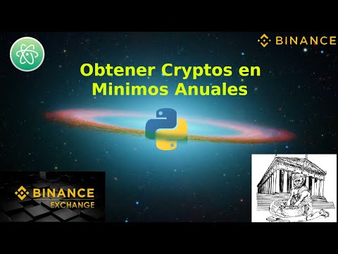 Python Binance Trading Bot - Minimos Anuales