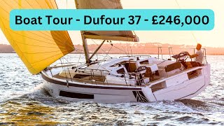 Boat Tour  Dufour 37  £246,000  You won't believe the space inside