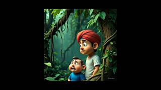 Ek din Motlu aur Patlu ghoomte-घूमते jungle mein kho gaye.Motu bola:“Patlu, mujhe bhook #aishorts
