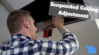 How To Adjust A Suspended Ceiling by Mitchell Acoustical 22,678 views 5 years ago 8 minutes, 1 second