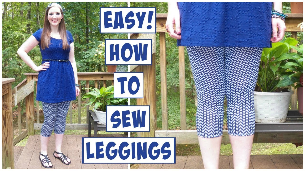 Copying my favorite leggings  Easy DIY pattern drafting 