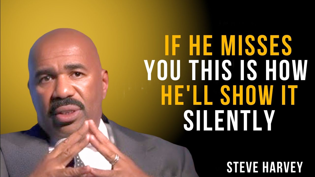 💌 Если он скучает по тебе, он покажет это молча 💭 | Эффективные советы Стива Харви по отношениям💬