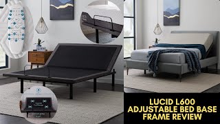 Lucid L600 Adjustable Bed Base Frame Review | Zero Gravity, Massage & Bluetooth Features