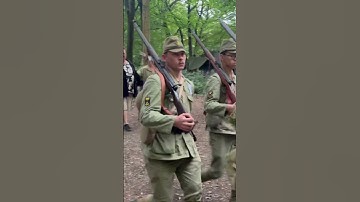 Thumbnail of WW2 Imperial Japanese Army marching at Military Odyssey #reenactment #japanese #ww2 #livinghistory
