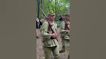 WW2 Imperial Japanese Army Marching At Military Odyssey Reenactment Japanese Ww2 Livinghistory 