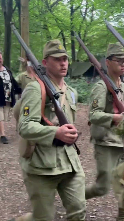 WW2 Imperial Japanese Army marching at Military Odyssey #reenactment #japanese #ww2 #livinghistory