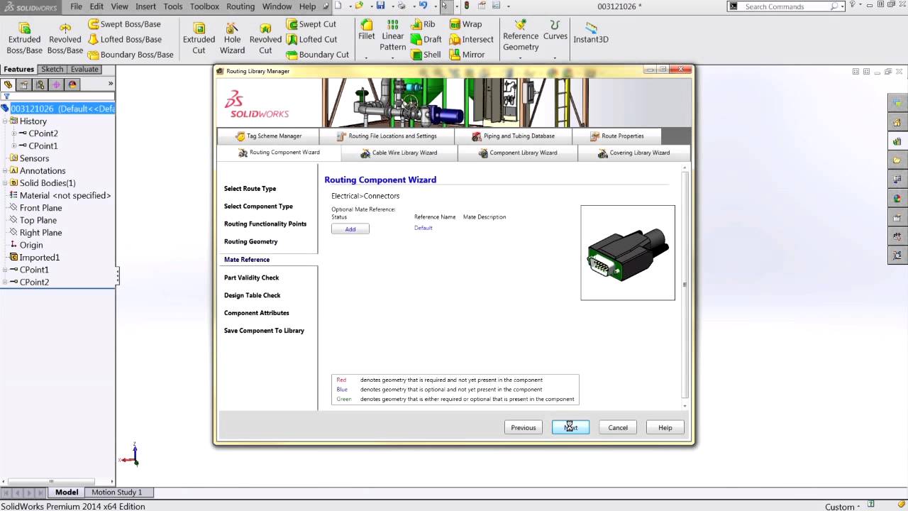 solidworks electrical routing library download