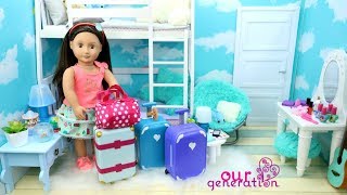 Doll Bunk Bed Bedroom & Packing My Dolls Bags for Vacation screenshot 4